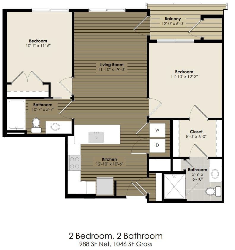 2 Bedroom - Melville