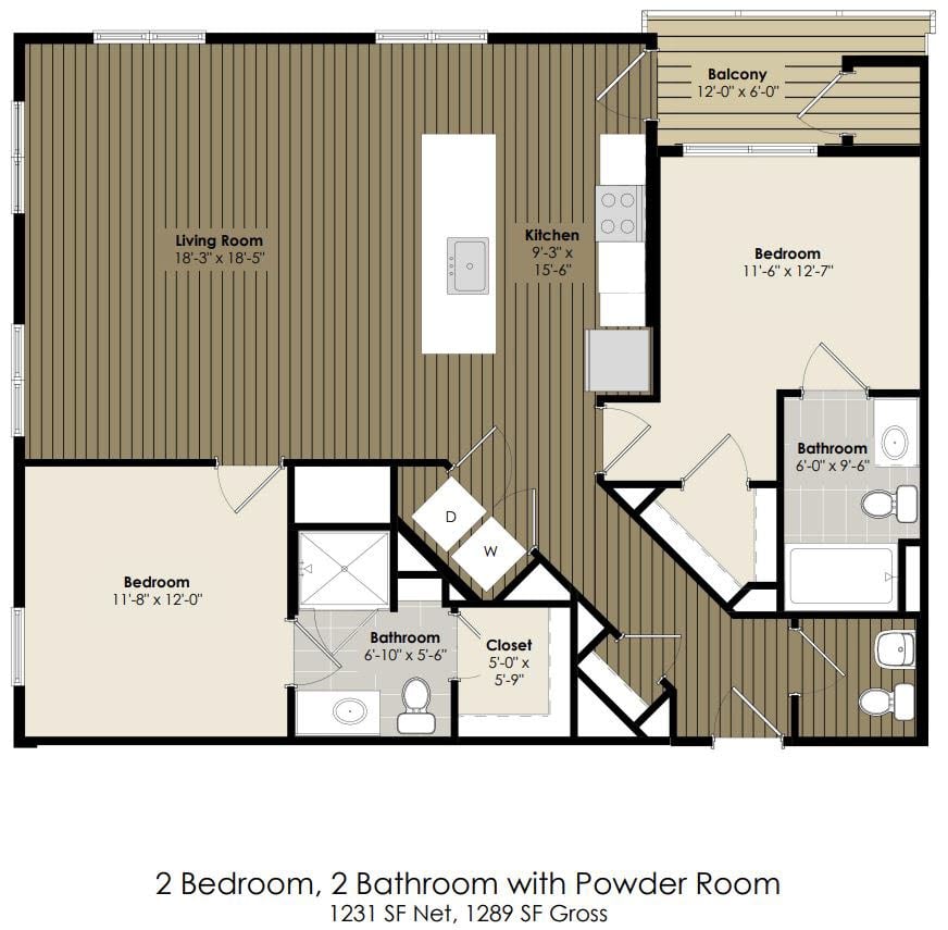 2 Bedroom - Stevenson