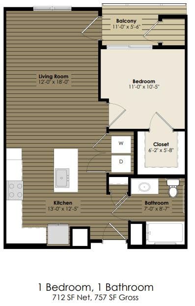 1 Bedroom - Austen