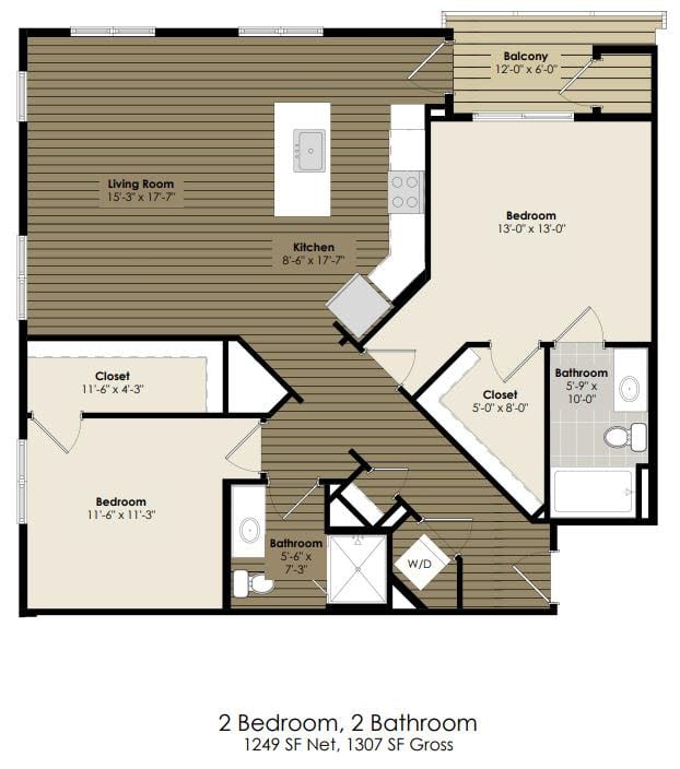 2 Bedroom - Baum